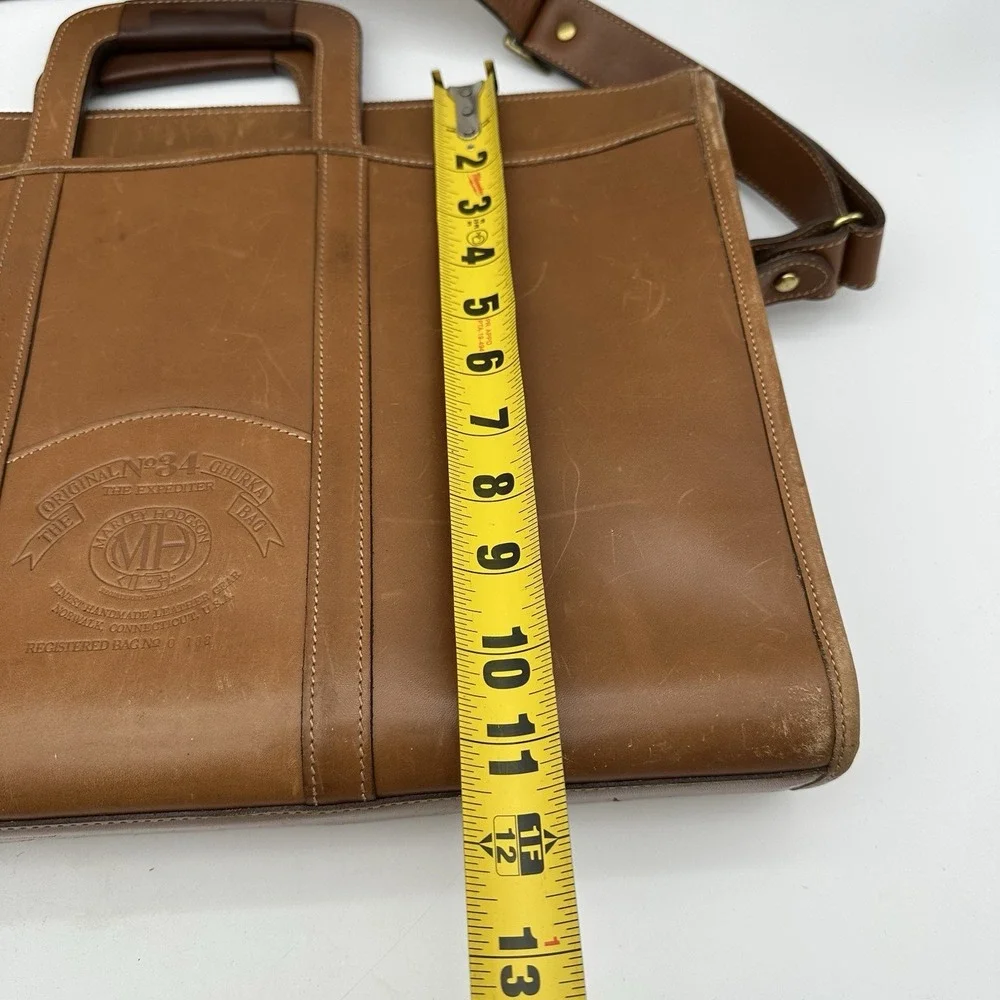 VTG Ghurka No 34 Expediter Marley Hodgson Leather Briefcase Messenger Bag 16